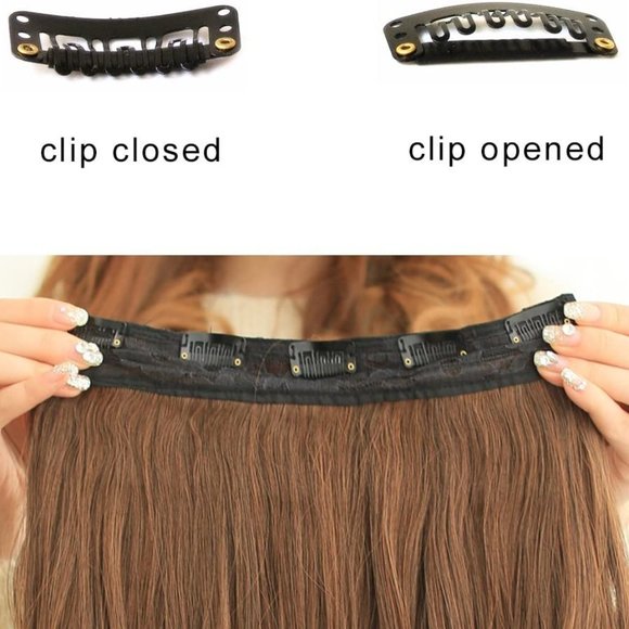 Hair clip extensions. - Picture 3 of 9